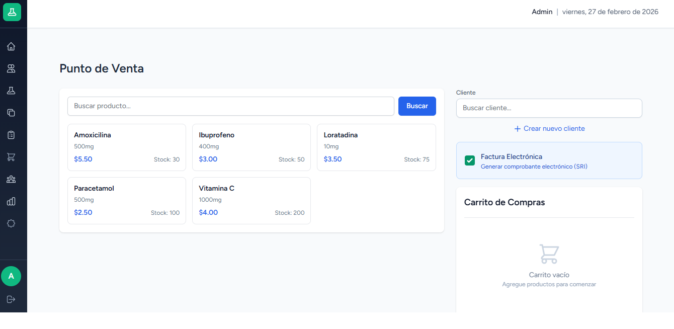 FarmaControl - Desarrollo por Diego Jimenez